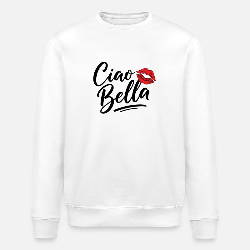 Ciao Bella - Stanley/Stella Unisex Bio-Sweatshirt ROLLER - Weiß