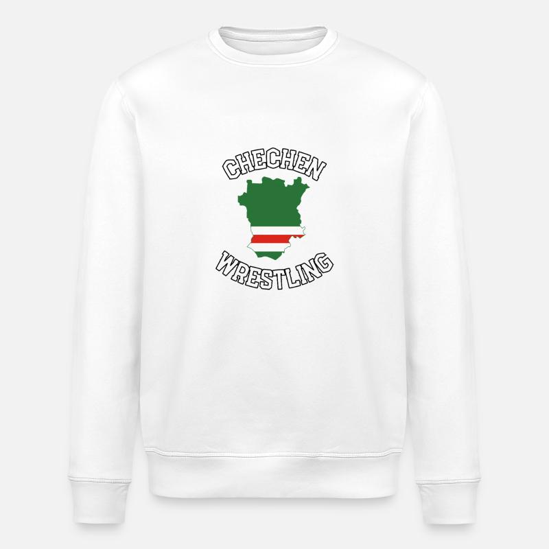 Chechen Wrestling - Stanley/Stella Unisex Bio-Sweatshirt ROLLER - Weiß