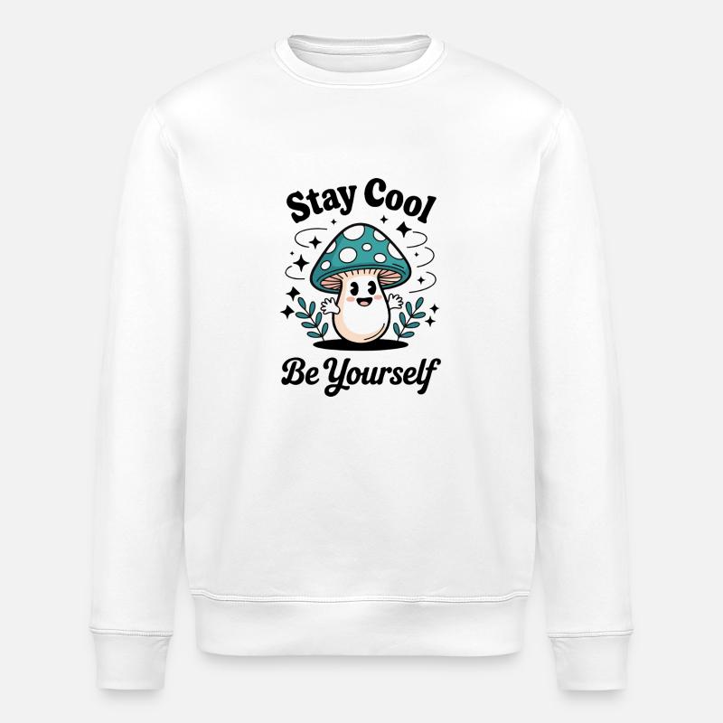 SOYEZ VOUS-MÊME - Sweat bio ROLLER Stanley/Stella Unisexe - blanc