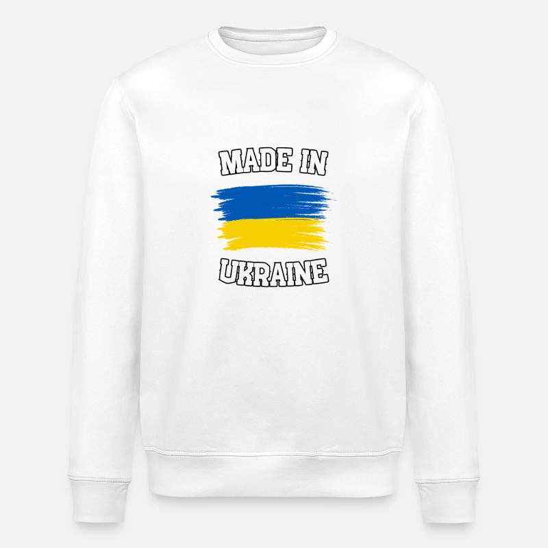 Made in Ukraine - Stanley/Stella Unisex Bio-Sweatshirt ROLLER - Weiß