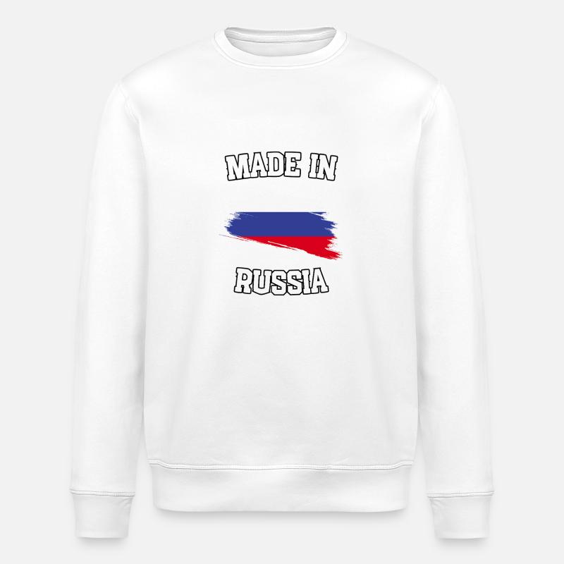 Made in Russia - Stanley/Stella Unisex Bio-Sweatshirt ROLLER - Weiß