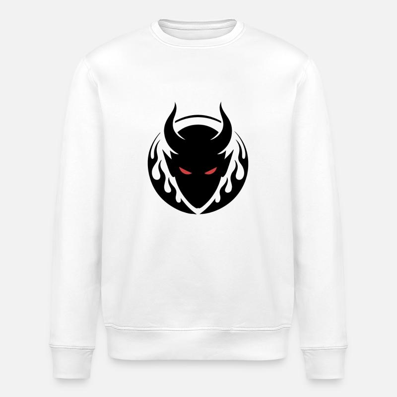 DUNKLER GEIST - Stanley/Stella Unisex Bio-Sweatshirt ROLLER - Weiß