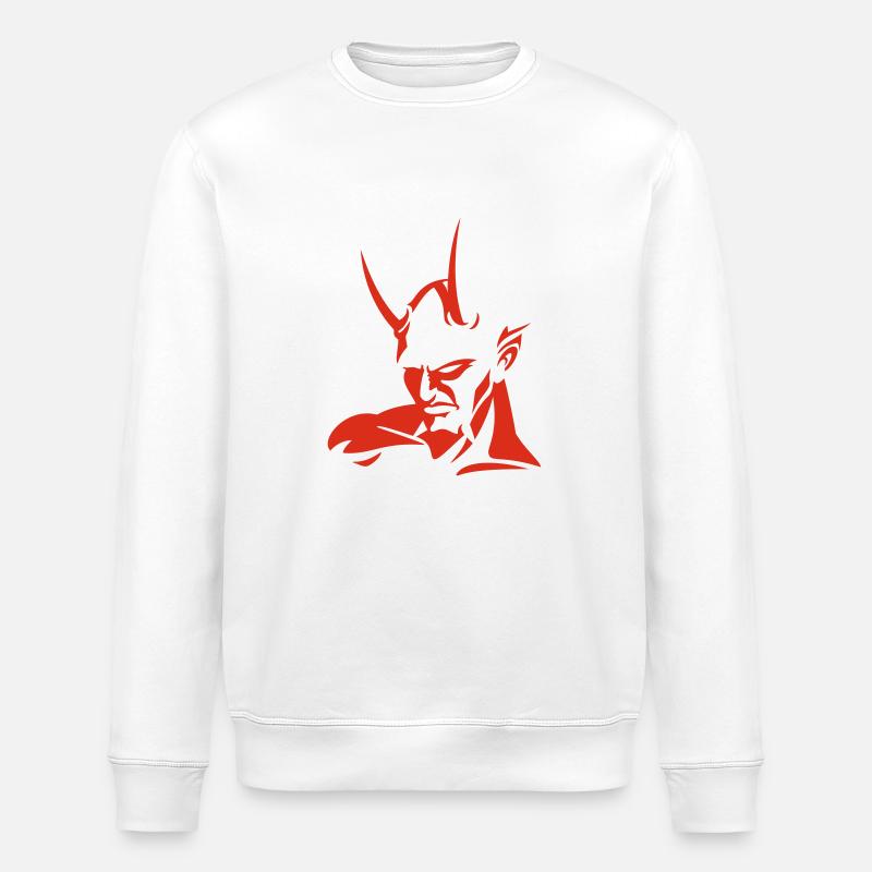 chase the devil - Stanley/Stella Unisex Bio-Sweatshirt ROLLER - Weiß