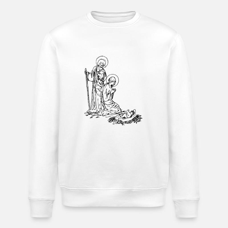 Christ - Stanley/Stella Unisex Bio-Sweatshirt ROLLER - Weiß