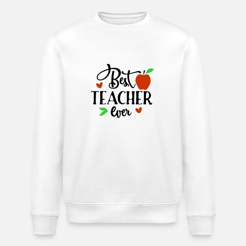 Zurück zur Schule - Stanley/Stella Unisex Bio-Sweatshirt ROLLER - Weiß