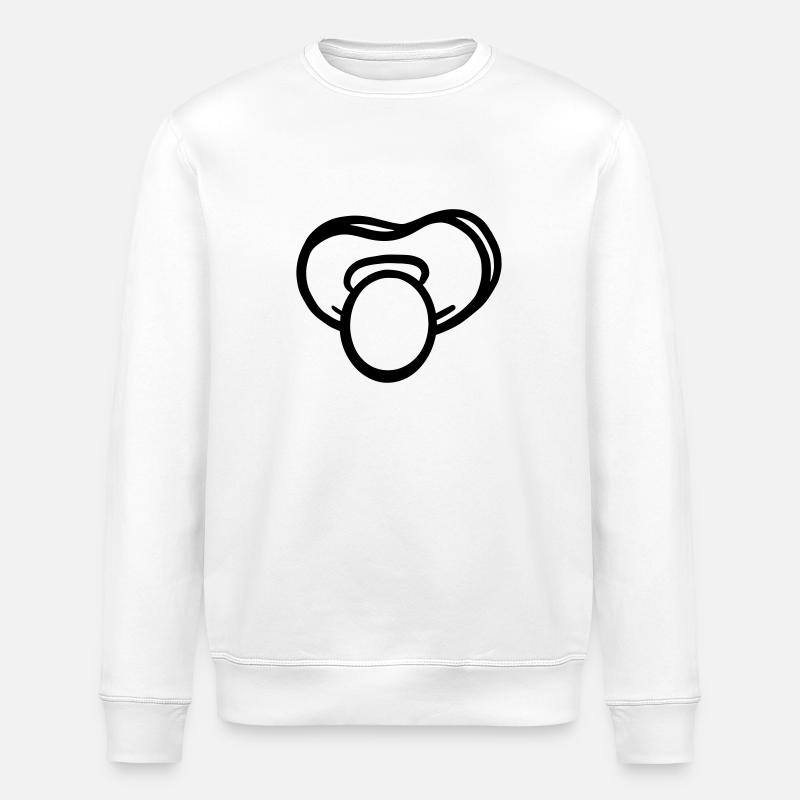 Tétine Vector - Sweat bio ROLLER Stanley/Stella Unisexe - blanc