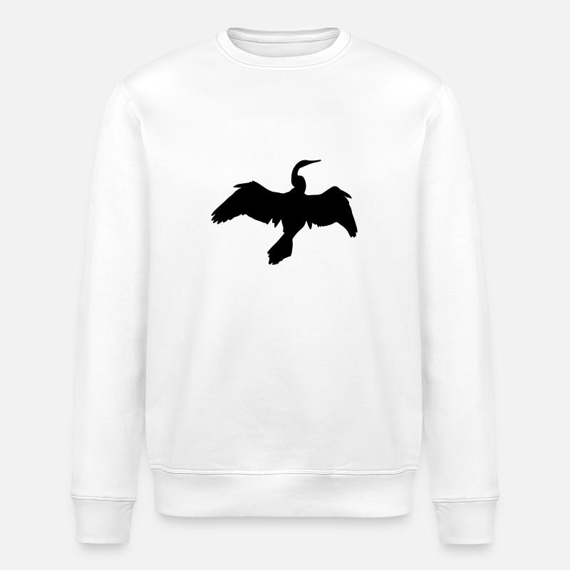 cormorant - Stanley/Stella ROLLER Unisex Organic Sweatshirt - white
