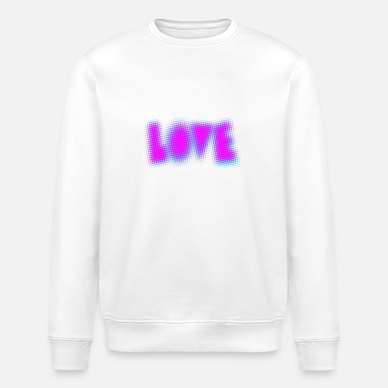 Love Shirt - Stanley/Stella Unisex Bio-Sweatshirt ROLLER - Weiß