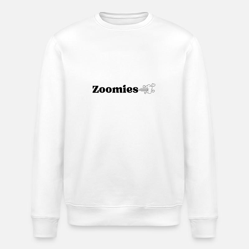 Zoomies - Stanley/Stella Unisex Bio-Sweatshirt ROLLER - Weiß
