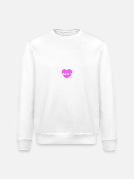 Bachelorette Team Heart - Stanley/Stella ROLLER Unisex Organic Sweatshirt - white
