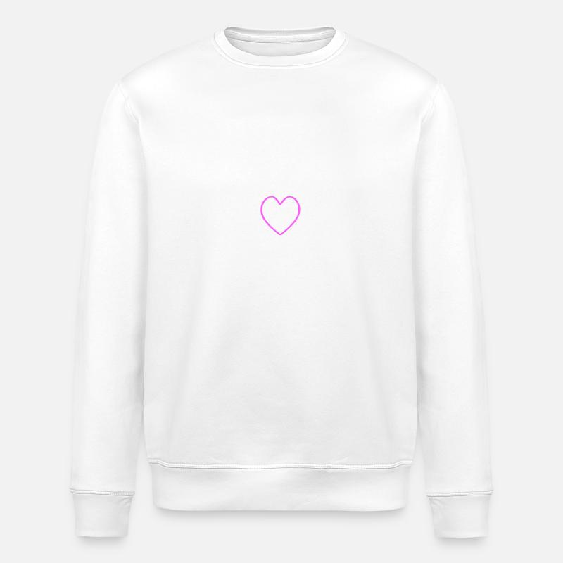 Coeur d’équipage filles - Sweat bio ROLLER Stanley/Stella Unisexe - blanc
