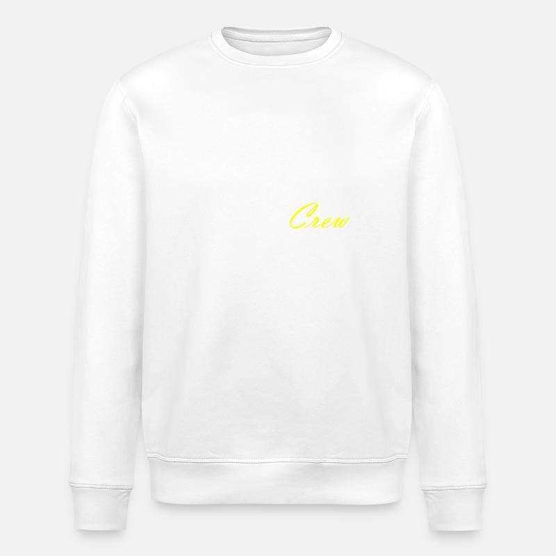 Polter Crew Engagement Wedding - Stanley/Stella ROLLER Unisex Organic Sweatshirt - white