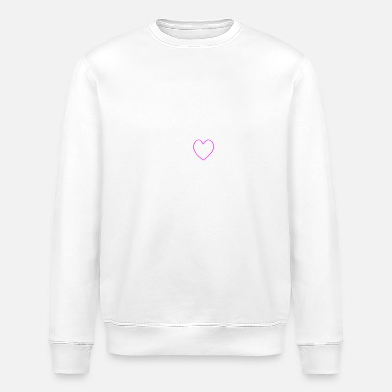 Cooking Team Heart - Stanley/Stella ROLLER Unisex Organic Sweatshirt - white
