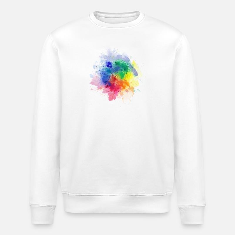 Colour Splash - Sweat bio ROLLER Stanley/Stella Unisexe - blanc