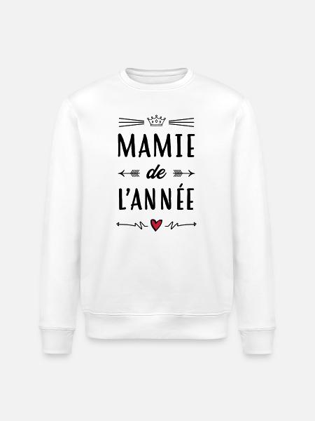 Großmütter / Oma / Mami / Großmutter / Mamy - Stanley/Stella Unisex Bio-Sweatshirt ROLLER - Weiß