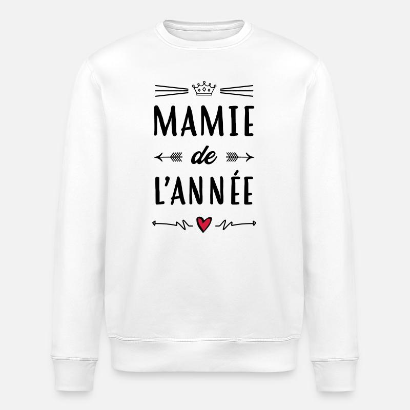Großmütter / Oma / Mami / Großmutter / Mamy - Stanley/Stella Unisex Bio-Sweatshirt ROLLER - Weiß