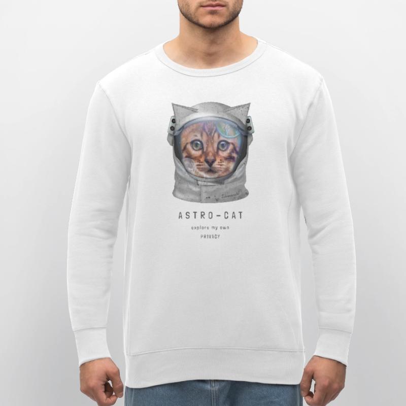 Astro chat Chat de l’espace Chat astronaute Chat dans l’espace Sweat bio ROLLER Stanley/Stella Unisexe