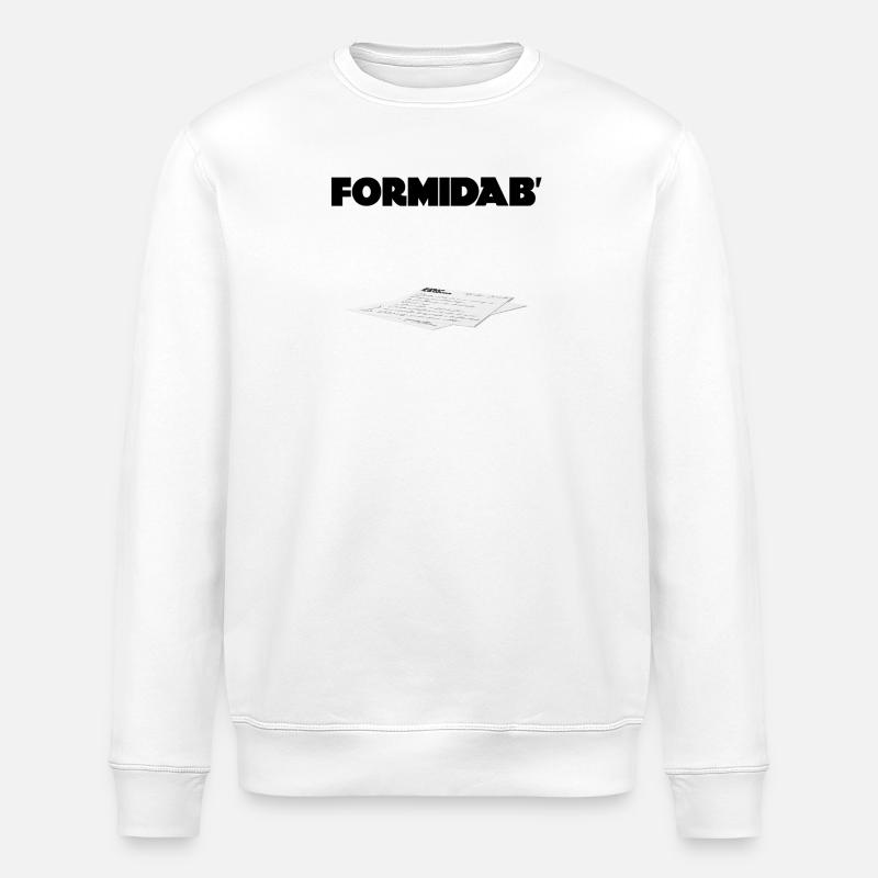 Formidab' - Sweat bio ROLLER Stanley/Stella Unisexe - blanc