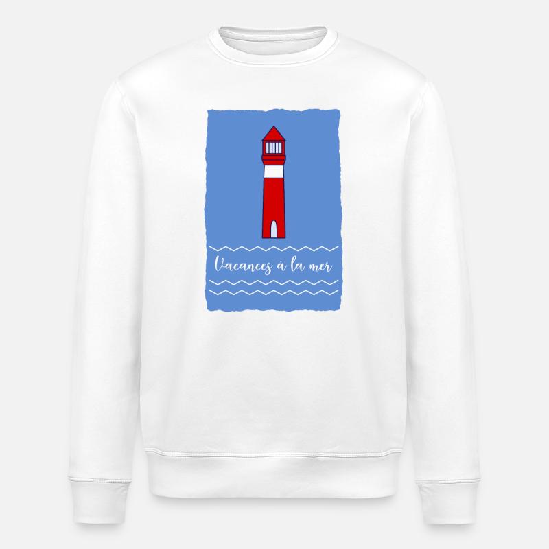 RETRAITE. BONNE RETRAITE. JOYEUSE RETRAITE - Sweat bio ROLLER Stanley/Stella Unisexe - blanc