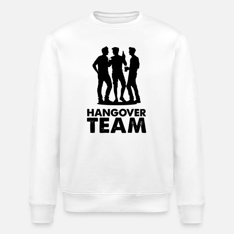 équipe_gueule_de_bois - Sweat bio ROLLER Stanley/Stella Unisexe - blanc