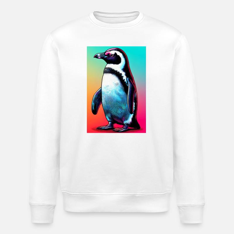 Pinguin - Stanley/Stella Unisex Bio-Sweatshirt ROLLER - Weiß
