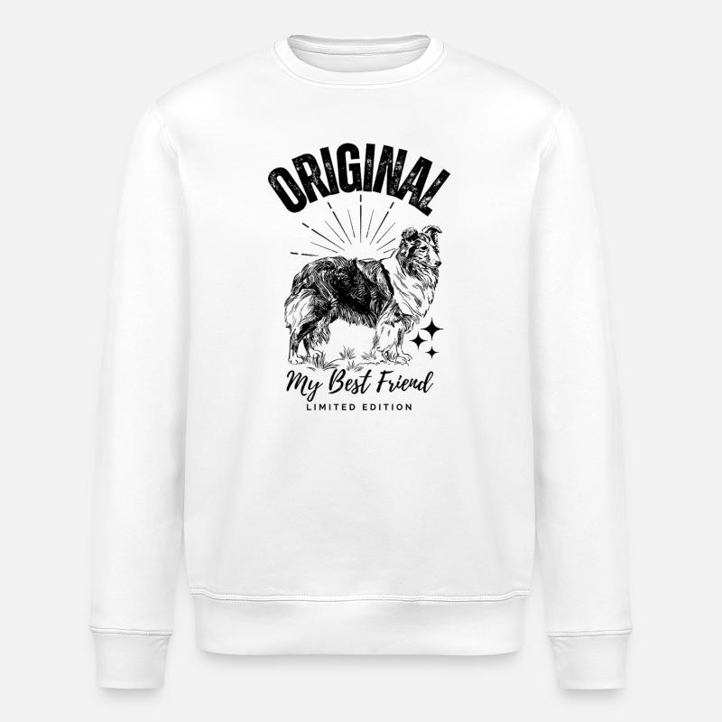 Chien Original Mon Meilleur Ami - Sweat bio ROLLER Stanley/Stella Unisexe - blanc