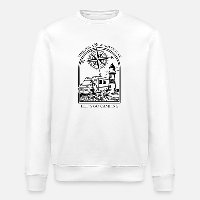 Conception de camping-cars - Sweat bio ROLLER Stanley/Stella Unisexe - blanc