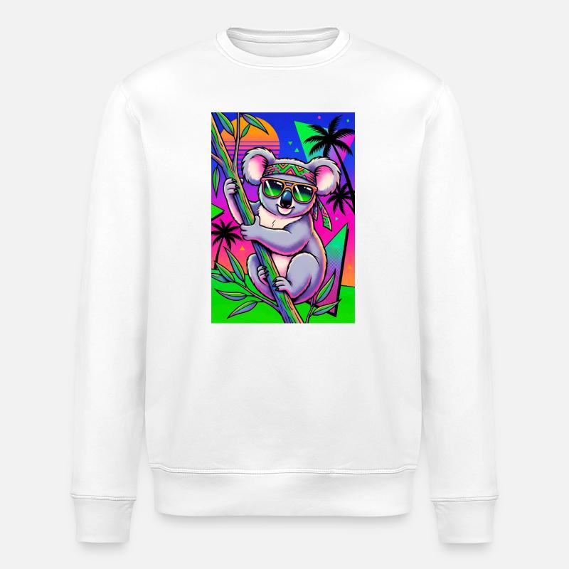 Koala - Stanley/Stella Unisex Bio-Sweatshirt ROLLER - Weiß