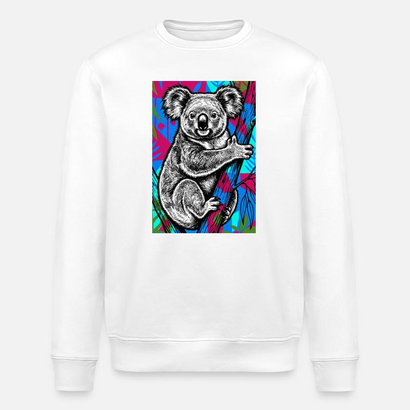 Koala - Stanley/Stella Unisex Bio-Sweatshirt ROLLER - Weiß