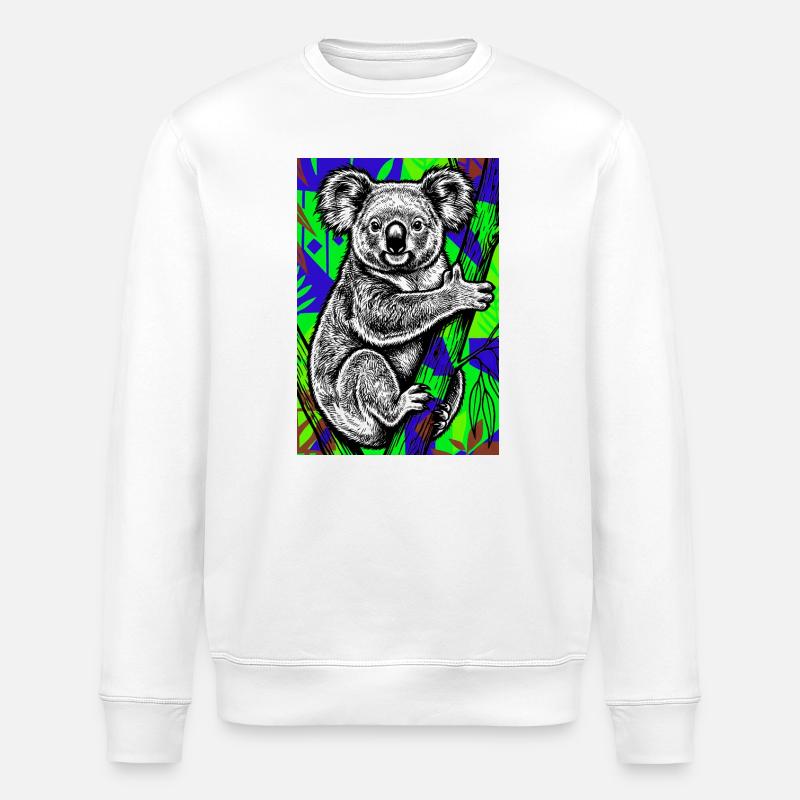 Koala - Stanley/Stella Unisex Bio-Sweatshirt ROLLER - Weiß