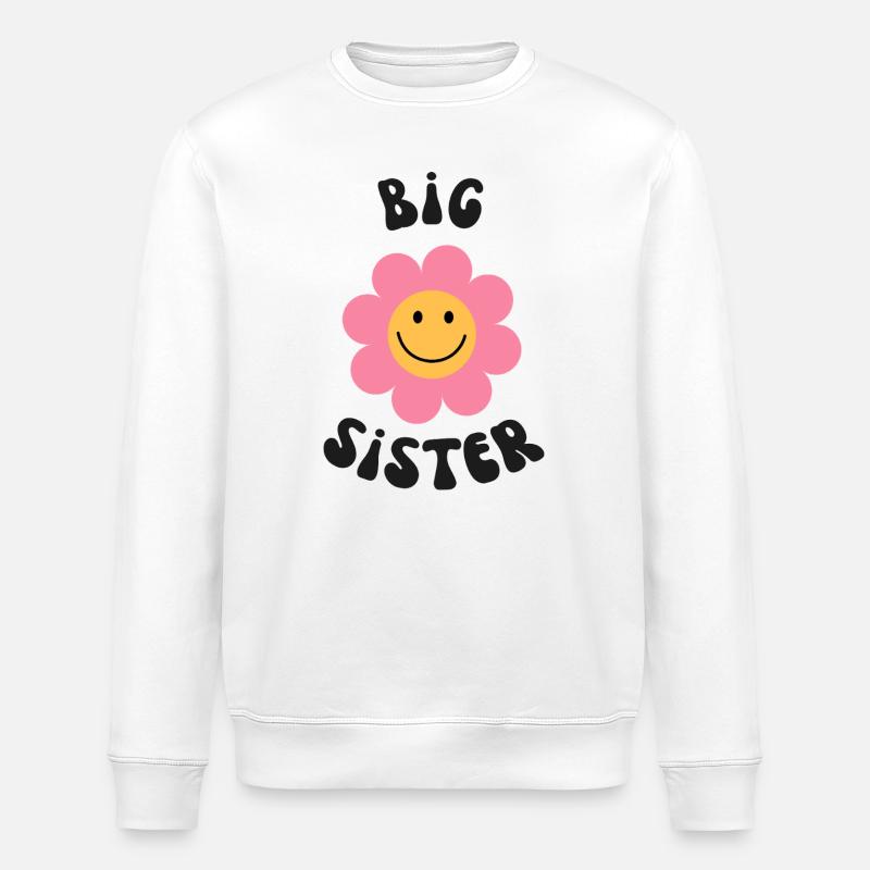 große Schwester - Stanley/Stella Unisex Bio-Sweatshirt ROLLER - Weiß