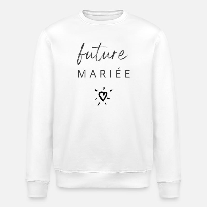 Future mariée - Sweat bio ROLLER Stanley/Stella Unisexe - blanc