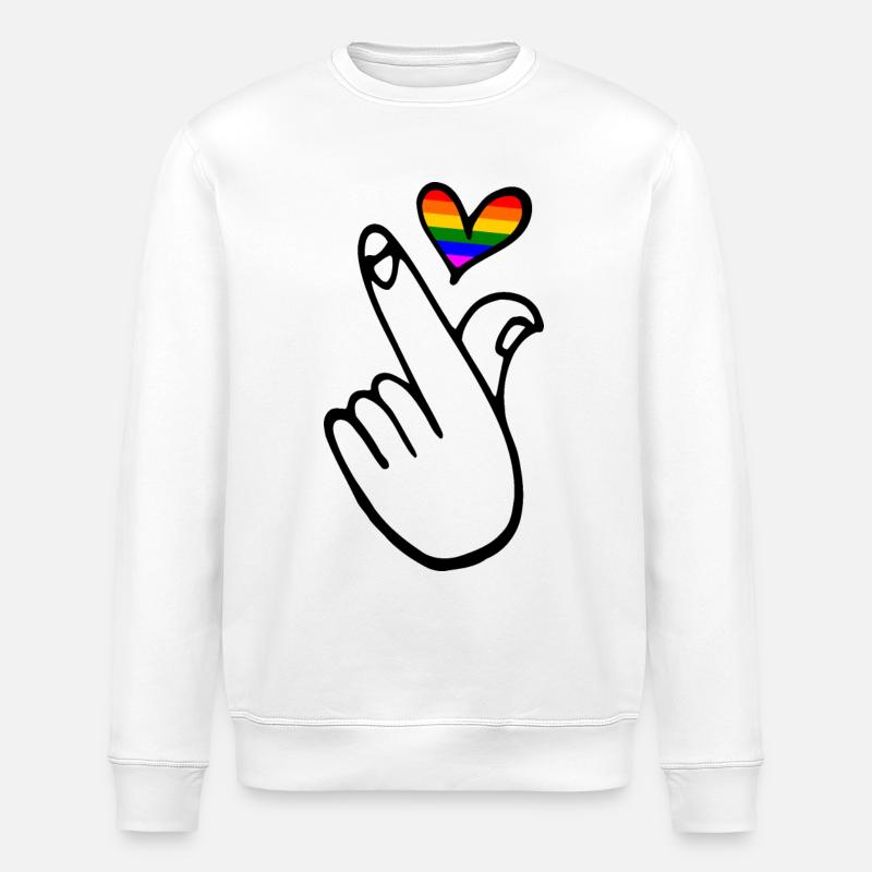 Lgbtq - Stanley/Stella Unisex Bio-Sweatshirt ROLLER - Weiß