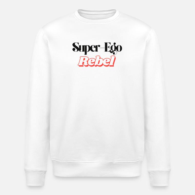Super-Ego-Rebell - Stanley/Stella Unisex Bio-Sweatshirt ROLLER - Weiß