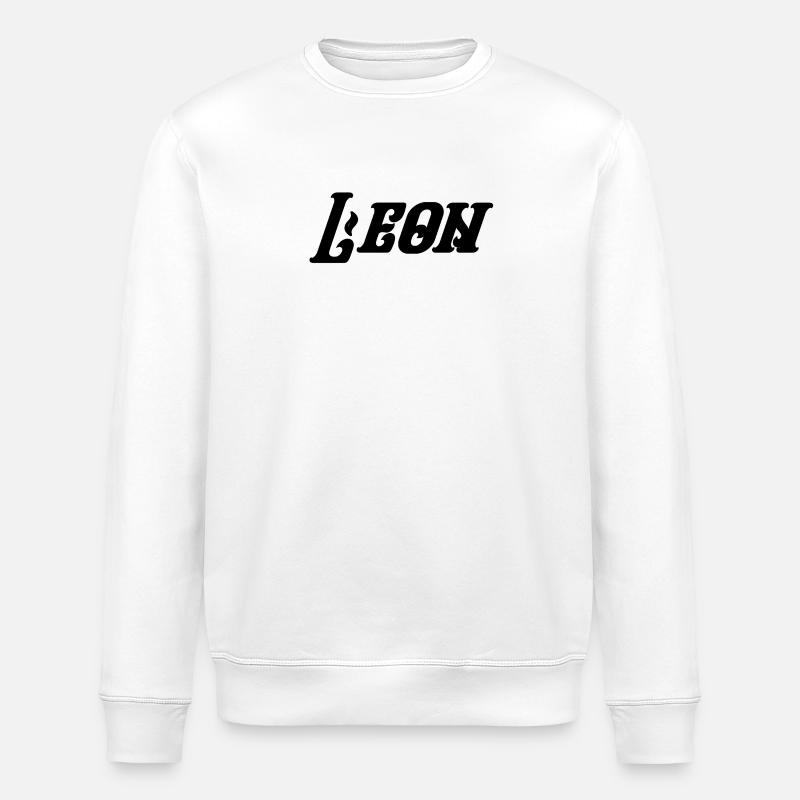 Leon - Stanley/Stella ROLLER Unisex Organic Sweatshirt - white