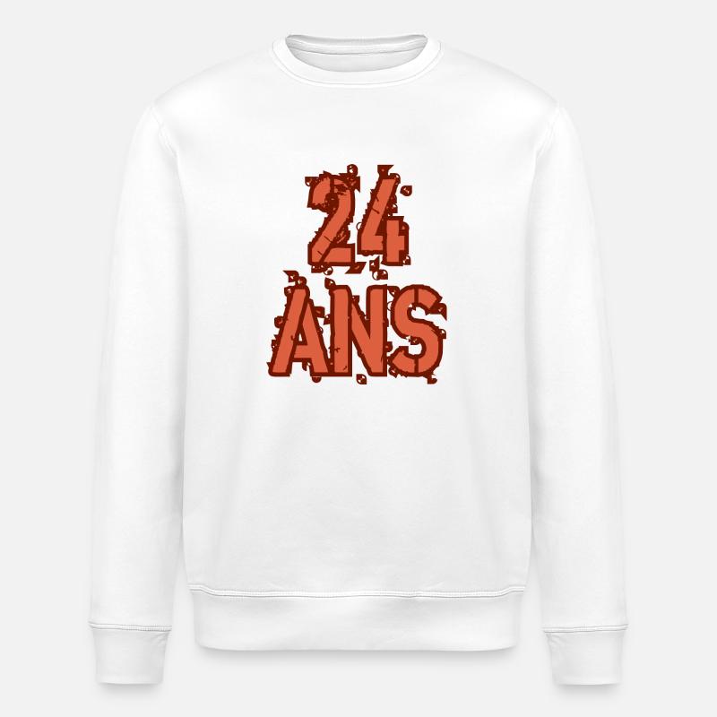 24 ANS - Sweat bio ROLLER Stanley/Stella Unisexe - blanc