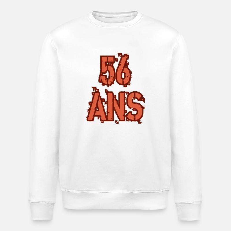 56 ANS - Sweat bio ROLLER Stanley/Stella Unisexe - blanc