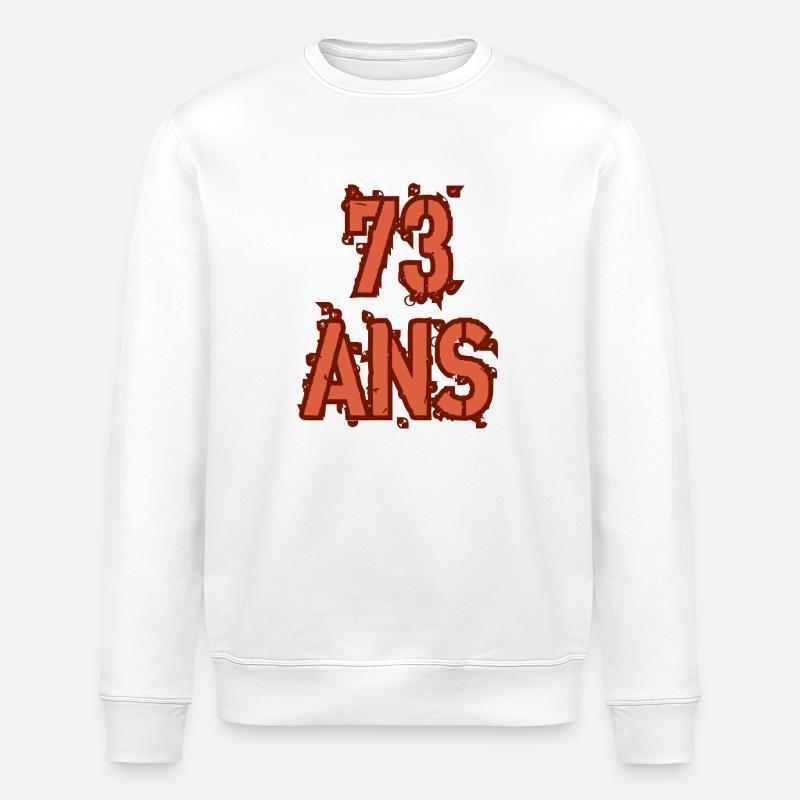 73 ANS - Sweat bio ROLLER Stanley/Stella Unisexe - blanc