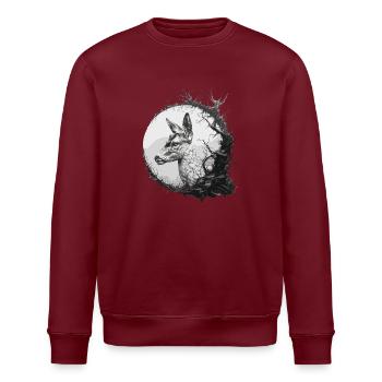Jagd Jägermotiv Rehwild Hunting - Stanley/Stella Unisex Bio-Sweatshirt ROLLER - Weiß - Vorne - Nik (191cm)