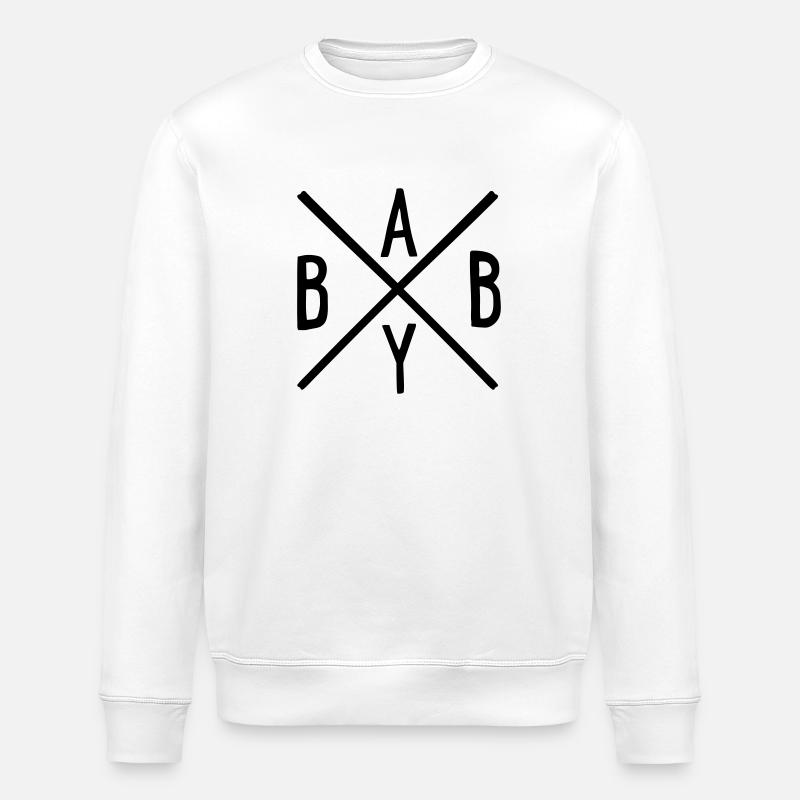 BABY - Stanley/Stella Unisex Bio-Sweatshirt ROLLER - Weiß