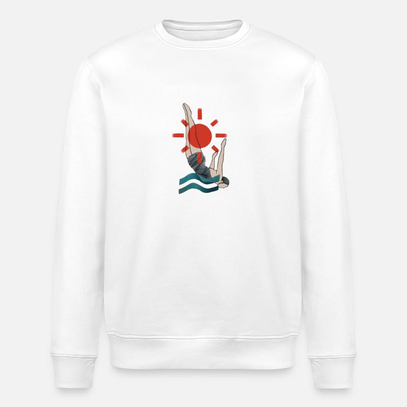 Sprung - Stanley/Stella Unisex Bio-Sweatshirt ROLLER - Weiß