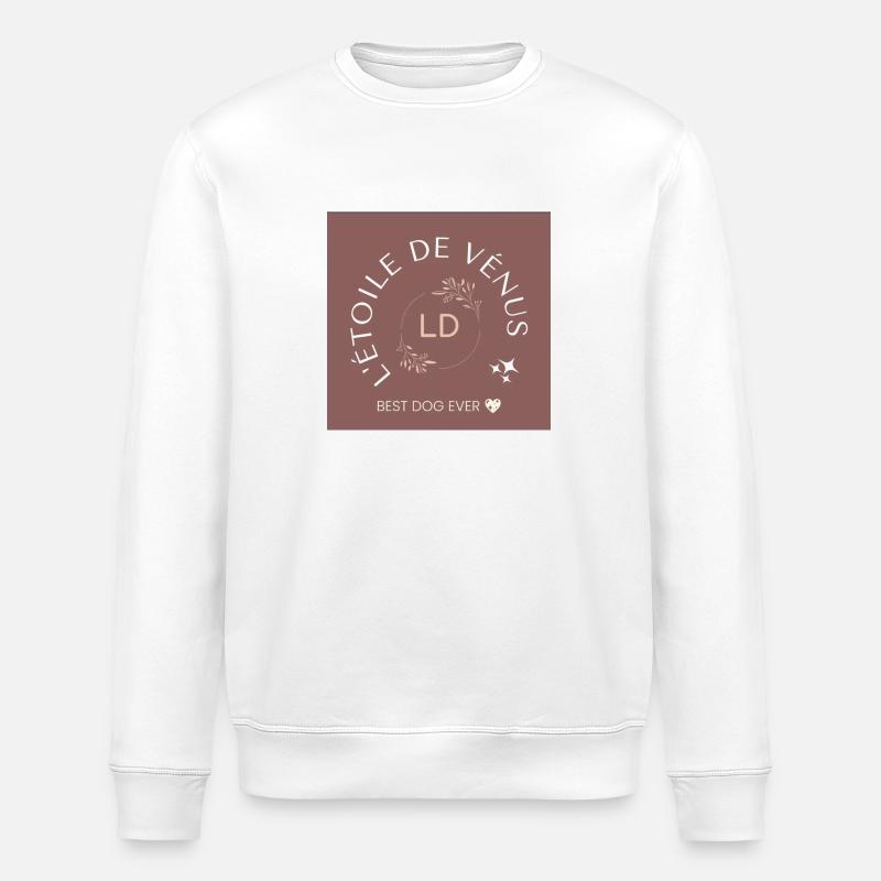 L'étoile de Vénus ✨ - Sweat bio ROLLER Stanley/Stella Unisexe - blanc