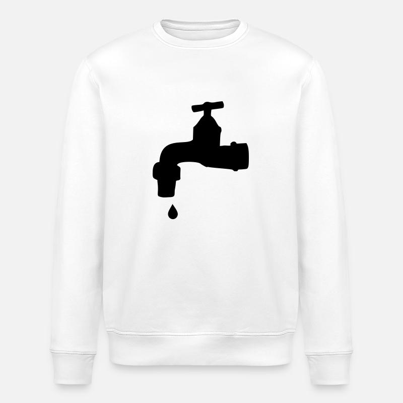 Robinet - Sweat bio ROLLER Stanley/Stella Unisexe - blanc