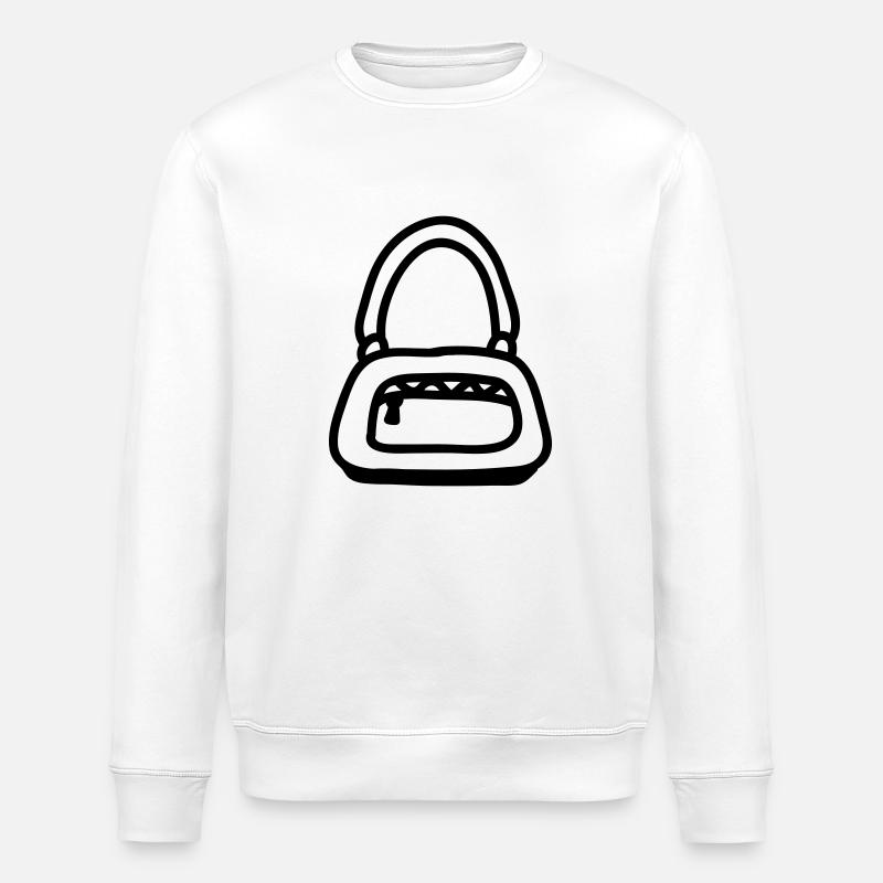 Handtasche - line - Stanley/Stella Unisex Bio-Sweatshirt ROLLER - Weiß