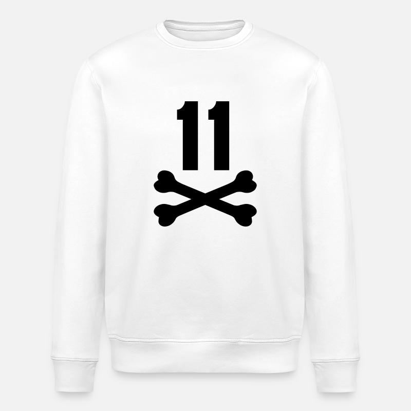 birthday 11 - Sweat bio ROLLER Stanley/Stella Unisexe - blanc