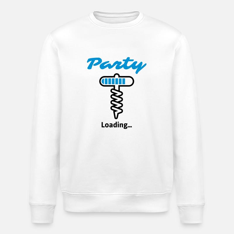 Party Loading... - Stanley/Stella Unisex Bio-Sweatshirt ROLLER - Weiß