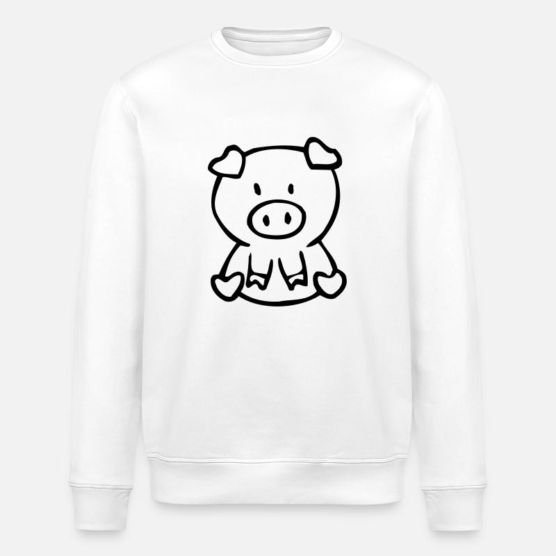 oink - Sweat bio ROLLER Stanley/Stella Unisexe - blanc