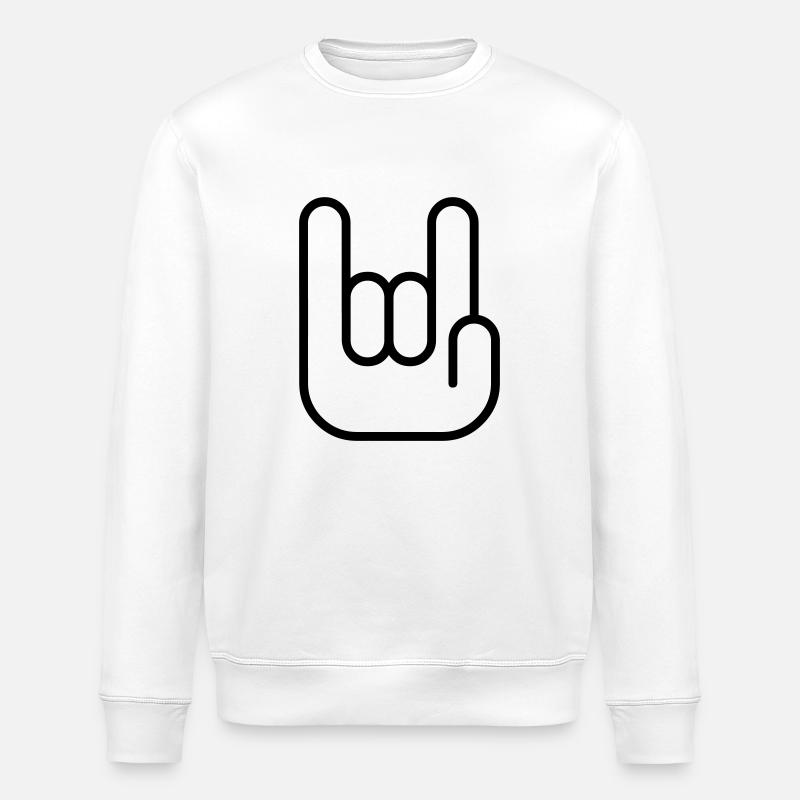 Hand - Stanley/Stella Unisex Bio-Sweatshirt ROLLER - Weiß