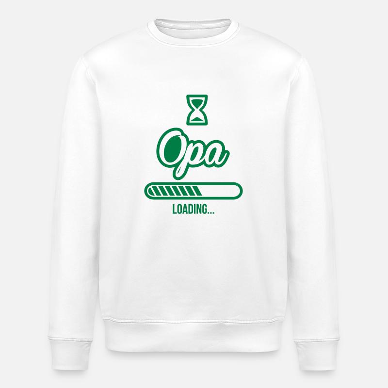 Opa Loading - Stanley/Stella Unisex Bio-Sweatshirt ROLLER - Weiß