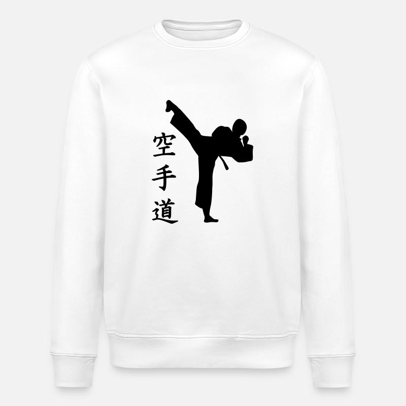 Karaté - Sweat bio ROLLER Stanley/Stella Unisexe - blanc